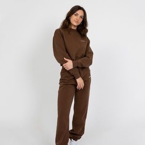 SPORTY & RICH BROWN CREWNECK